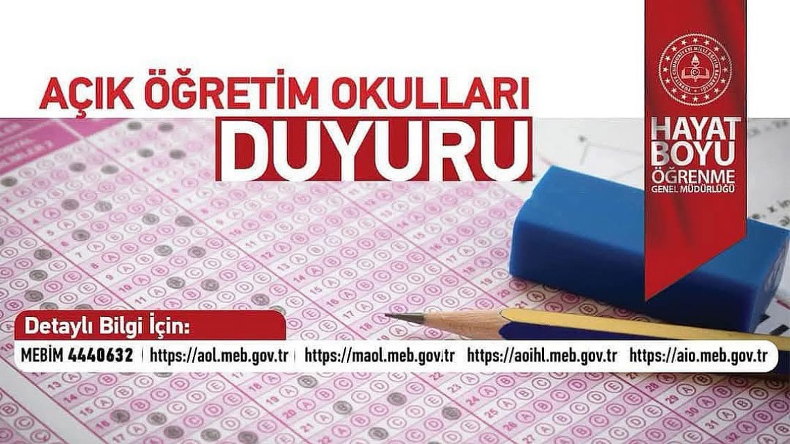 2025-2026 Eğitim Öğretim Yılı 1.Dönem Sınavları E-Sınav Randevu Alma İşlemleri Başladı.